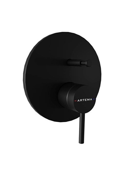 Artema Minimax Round Ank Mek Banyo Bat,minibox,m.siyah A4362036 Ankastre Banyo Bataryası Mat Siyah Çok Renkli