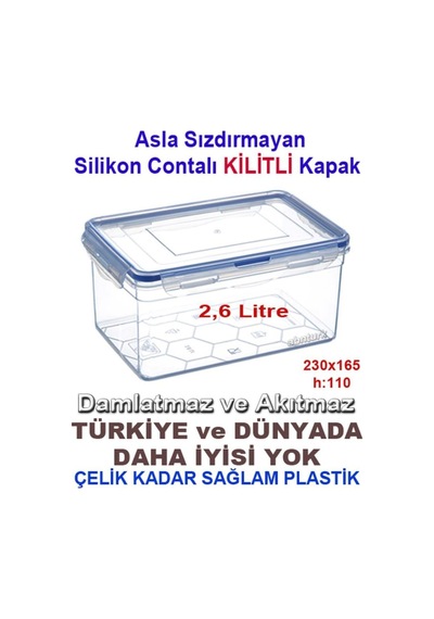Sızdırmaz Derin Saklama Kabı Seti, 5set-abn23042025 Diğer