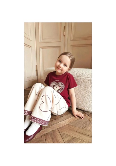 Poala Kids Big Heart Takım Çok Renkli