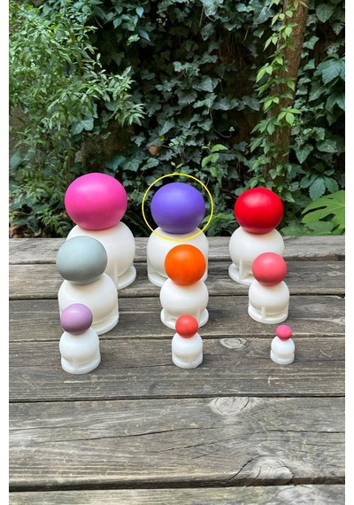 Rufus Concept Küre 9cm Çap Silikon Mum Kalıbı