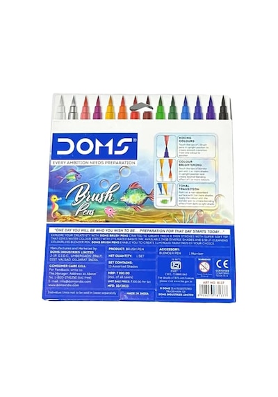 Brush Pen Fırça Uçlu Keçeli Kalem 14'lü Super Soft Tip 8137