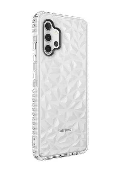 Galaxy A32 4g Kılıf Zore Buzz Kapak Beyaz