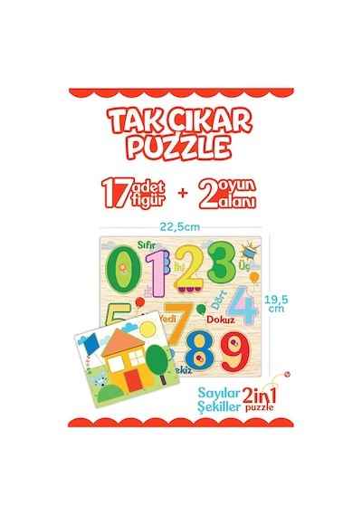 Fisher-price Fisher Price Tak Çıkar Puzzle Şekiller Sayılar