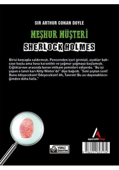 Meşhur Müşteri - Sherlock Holmes - Cep Boy Aperatif Tadımlık Kita