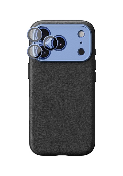 İphone 18 Pro Kılıf M-safe Özellikli Airbag Tasarımlı Amazingthing Glamour Slens Serisi Kapak Mavi