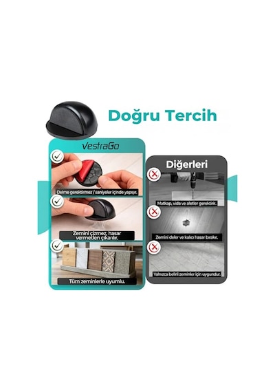 Adet Doğal Ahşap Nazar Boncuklu Kapı Stoperi