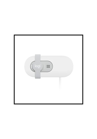 Logıtech 960-001617, Brıo 100 Wcm V-u0072, Full Hd, Dahili Mikrofonlu, Beyaz Webcam