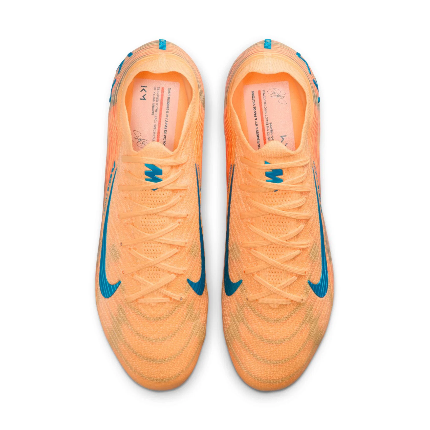 Nike Zoom Vapor 16 Elite Km Fg Soccer Cleats Çim Saha Kramponu - Fq8683-801 Turuncu