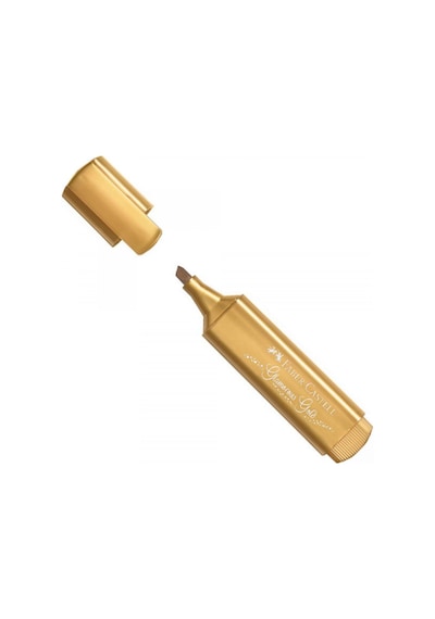 Faber Castell 1546 Metallik Fosforlu Kalem Gold Diğer
