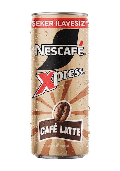 Nescafé Xpress Café Latte Şeker İlavesiz Soğuk Kahve 250ml X12 Espresso