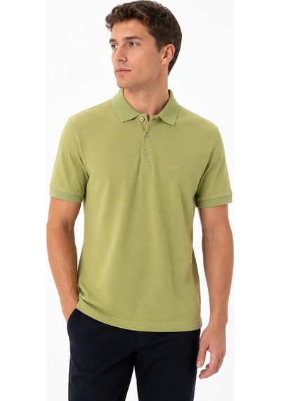 Cazador 46130 Erkek Polo Yaka Tshirt Mentol Yeşil