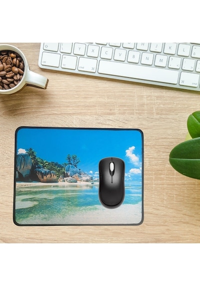 Buradabuldun 25x32 Cm Küçük Boy Mouse Pad Manzara Ada