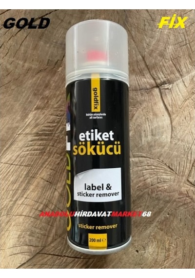 Goldfix 200Ml Etiket Sökücü Sprey Sticker Sökücü Sprey