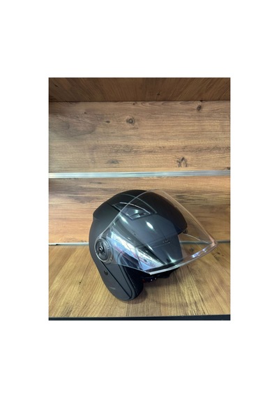 Mat Siyah Açık Kask
