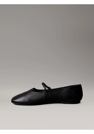 Calvin Klein Kadın Oblique Ballerina Mj Lth Hdw Ayakkabı Hw0hw02847beh-14885 Siyah