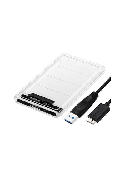 2.5 Hdd Kutusu Usb 3.0 Sata Harddisk Kutu - Şeffaf