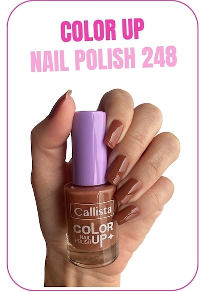 Callista Color Up Nail Polish Oje 248 Double Espresso - Kahverengi