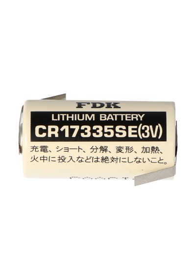 Sanyo Lityum Pil Cr17335 Se Boyut 2 / 3a, Lehim Pabucu Z Şeklinde