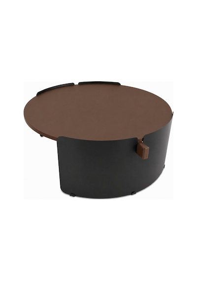 Orbit Yuvarlak Orta Sehpa Çap 90cm Mat Ceviz Ve Mat Siyah Metal Ayak 35cm Modern Tasarım Dekoratif Ceviz - Siyah Orbit Yuvarlak Orta Sehpa Çap 90cm Mat Ceviz Ve Mat Siyah Metal Ayak 35cm Modern Tasarım Dekoratif Ceviz - Siyah