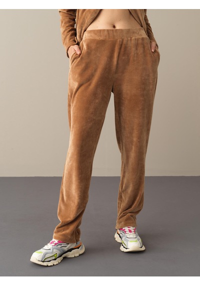 Xint Camel Regular Fit Sweat Kadife Pantolon 470364