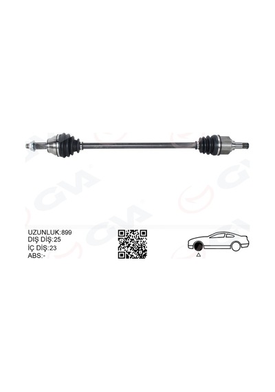 Gva Ön Aks Komple Sağ Ford Escort V- Vı 1.4 - 1.8 16v- 1.8d 90 01 Gva 4435000 94ag3a427ea 1014109 5024568