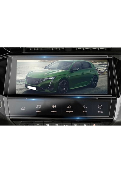 Peugeot 308 Gt - Gt Line Multimedya Ekran Koruyucu- Kırılmaz Şeffaf Nano Teknoloji