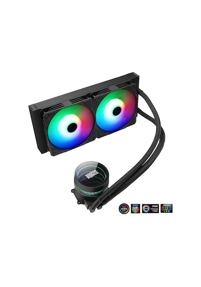 Dragos Vortex V-240 Argb Kumandalı 240mm İşlemci Sıvı Soğutucu