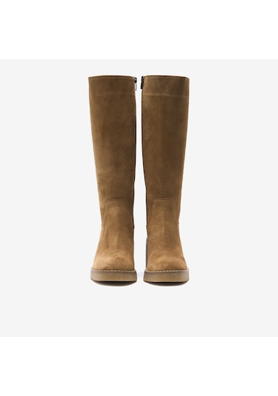 Sand Beige Çizme Kadın 26k12068xs Vergelio Suede Bej