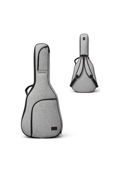 Soft Case Gri Keten Klasik Gitar Kılıfı Taşıma Çantası