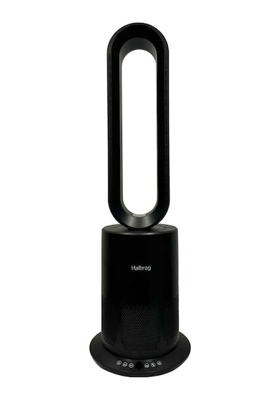 Haibrag Tp-09 Pro 4 Ü 1 Arada Isıtma, Soğutma, Hepa Filtre & Hava Temizleme Kanatsız Zemin Tipi Fan Siyah