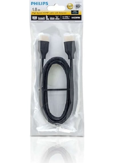 Philips Uyumlu Swv5401P 4K Destekli 1 5M Ethernet Hdmi Kablo Ultra Hd