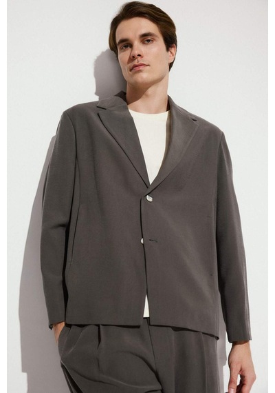 Defacto Oversıze Blazer Koyu Khakı Ceket H7041ax26smkh522 Haki-kh522