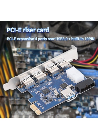 7 Bağlantı Noktalı USB 3.0 PCI Express Genişletme Kartı