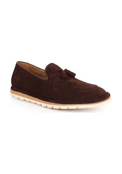 Libero Erkek Loafer Ayakkabı Hakiki Süet Deri Püsküllü Pratik Slip-on Esnek Tırtıklı Termo Taban L6016 Kahve Libero Erkek Loafer Ayakkabı Hakiki Süet Deri Püsküllü Pratik Slip-on Esnek Tırtıklı Termo Taban L6016 Kahve