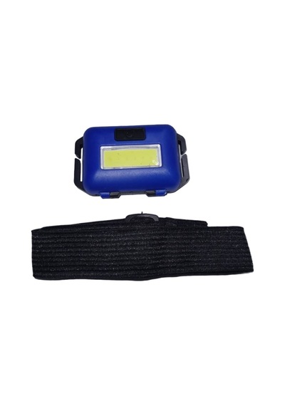 Headlamp T89 3watte Cob Mini Şerit Kafa Lambası Mavi