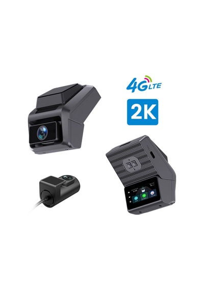 2k Wi-fi Çift Kameralı Araç Kayıt Kamerası Mini Io-p87