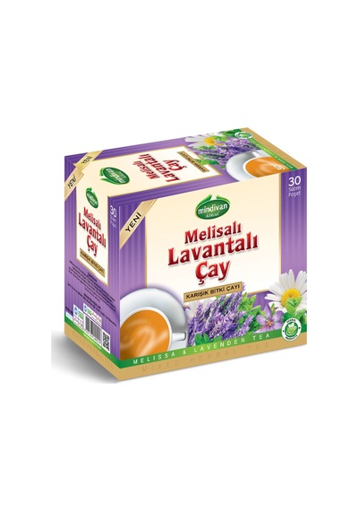 Mindivan Melisalı Lavantalı Karışık Bitki Süzen Poşet Çay 30'lu