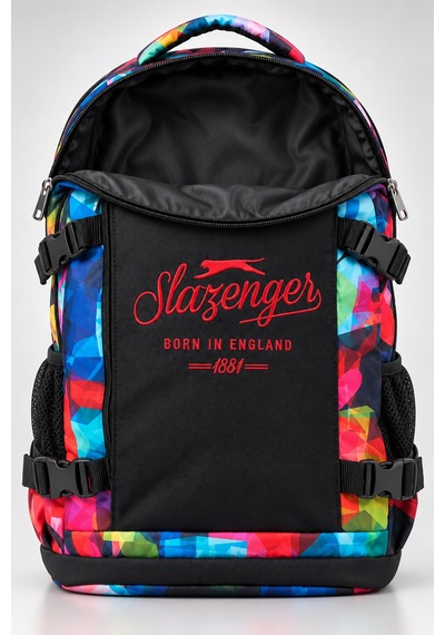 İlkokul Okul Çantası Slazenger Öğrenci Günlük Sırt Çantası 40x30x15 Cm Desenli