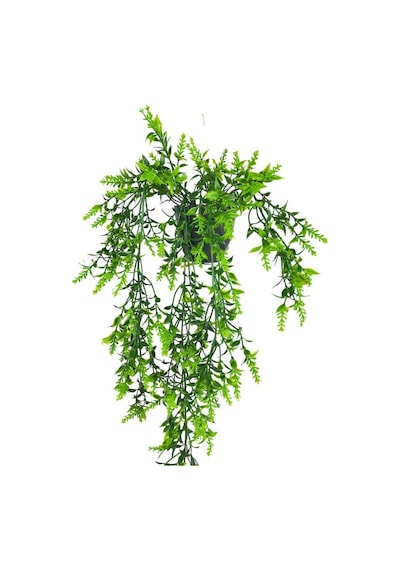 Yapay Çiçek Siyah Saksıda Sarkan Ty60 Yeşil Bitki Yapay Sarmaşık 60cm