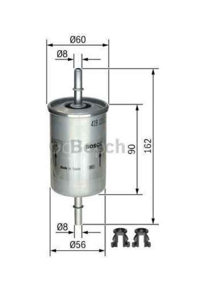 Opel Vectra 1.6 İ 16v Caravan 09.2000 - 09.2002 Bosch Filtre Seti Filitre