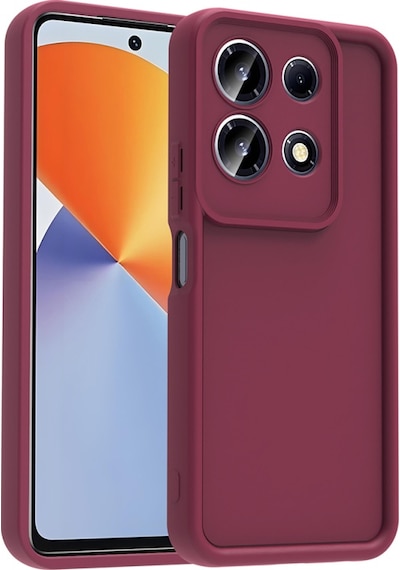 İnfinix Note 30 4g Kılıf Esnek Ve Yumuşak Dokulu Telefonu Çizmeyen Soft Silikon Kapak Royal Case/ananas Mürdüm