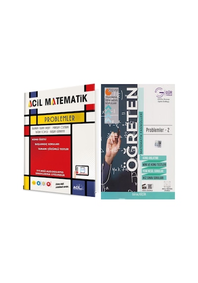 Acil Problemler Ve Gür Yayınları Problemler 2 Seti 2 Kitap
