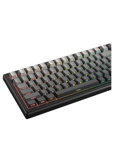 Onıkuma G83 Gradient Gray-black %75 Outemu Customized Linear Switch Hotswap Rgb Kablosuz İngilizce Mekanik Gaming Klavye