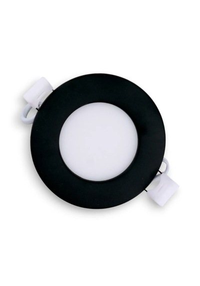 Eco Sıva Altı Siyah Spot Panel Led 3 Watt Gün Işığı 4000 K Siyah