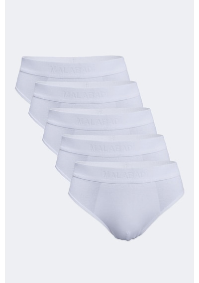 Malabadi Beyaz Erkek 5 Li Modal Slip Külot 5m080 Beyaz