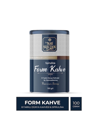 Ahi Sultan 8 Farklı Kahve ve Spirulina İçerikli  Form Kahvesi 100 G