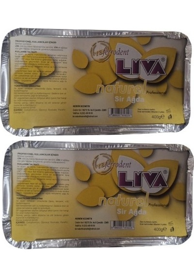 Liva Naturel Professional Kalıp Sir Ağda 2 x 400 G