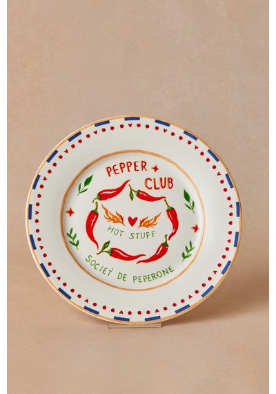 Karaca Pepper Club Pasta Tabağı Peperone 19 Cm Mavi