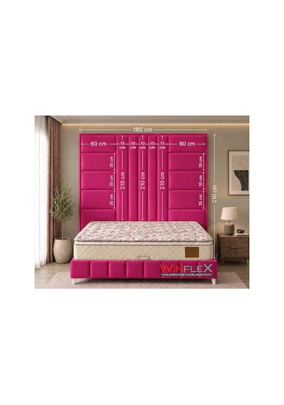 Winflex Premium Modüler Set-fuşya