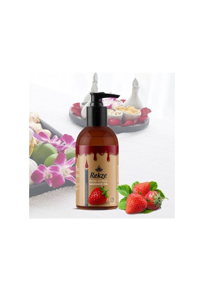 "yenilebilir Çilek & Çikolata Aromalı Masaj Yağı Seti 120 Ml X 2 Cildi Yumuşatır Ve Rahatlatır" - 271901654